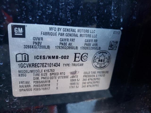 Photo 10 from auction – 2014 CHEVROLET SILVERADO with VIN 1GCVKREC7EZ101434