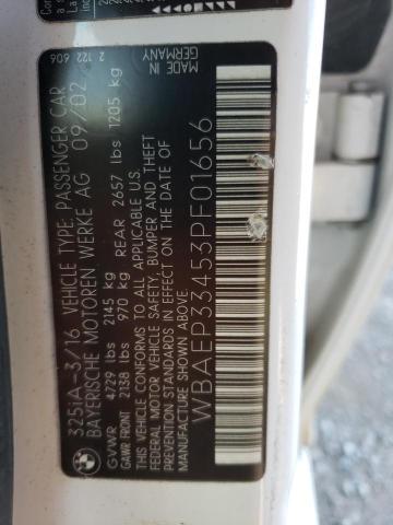 Photo 10 from auction – 2003 BMW 325 XIT with VIN WBAEP33453PF01656