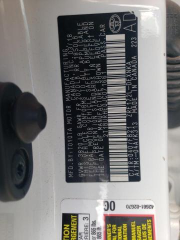 Photo 10 from auction – 2018 TOYOTA COROLLA L with VIN 2T1BURHE0JC071661