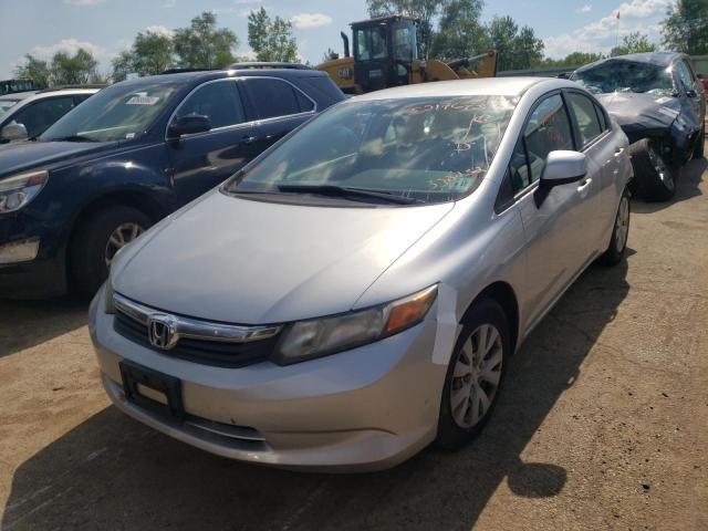 Photo 2 from auction – 2012 HONDA CIVIC LX with VIN 19XFB2F57CE338252