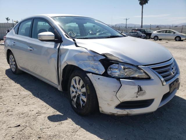 NISSAN SENTRA S 2013 with VIN 3N1AB7AP8DL658325 - Photo from auction