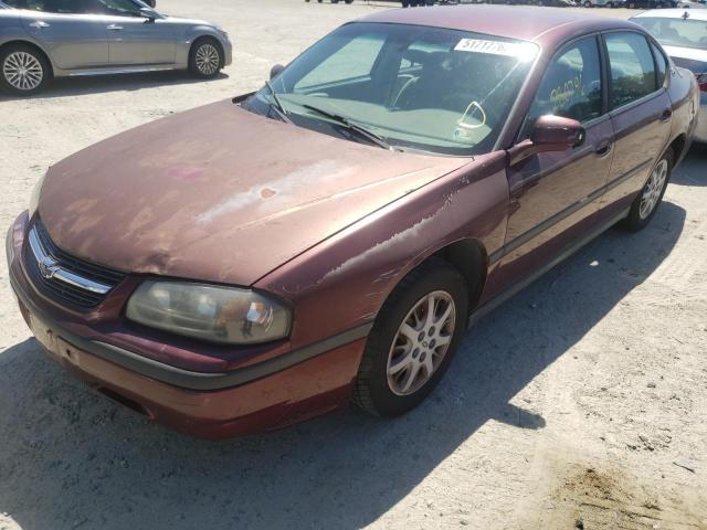 Photo 2 from auction – 2002 CHEVROLET IMPALA with VIN 2G1WF52E129204273