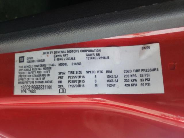 Photo 10 from auction – 2006 CHEVROLET COLORADO with VIN 1GCCS196668231144