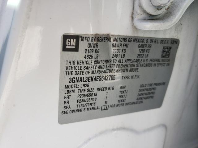 Photo 10 from auction – 2014 CHEVROLET CAPTIVA LT with VIN 3GNAL3EK4ES642705