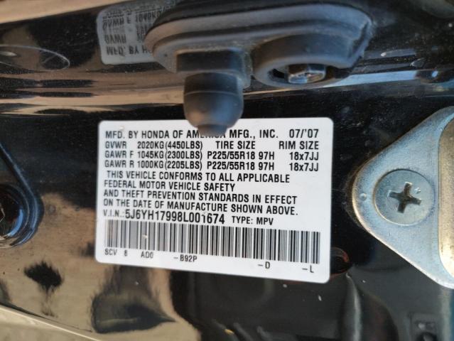 Photo 10 from auction – 2008 HONDA ELEMENT SC with VIN 5J6YH17998L001674