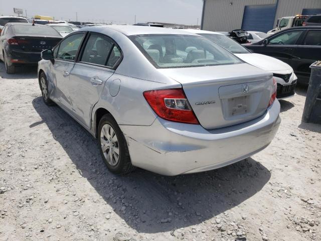 Photo 3 from auction – 2012 HONDA CIVIC LX with VIN 2HGFB2F55CH578616