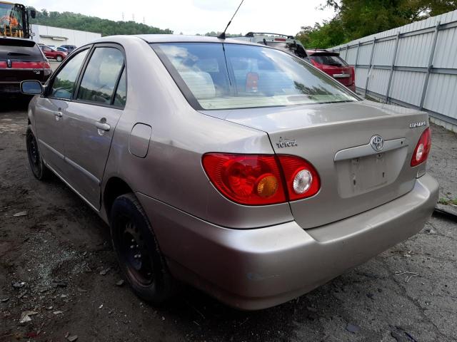 Photo 3 from auction – 2003 TOYOTA COROLLA CE with VIN 1NXBR38EX3Z167605
