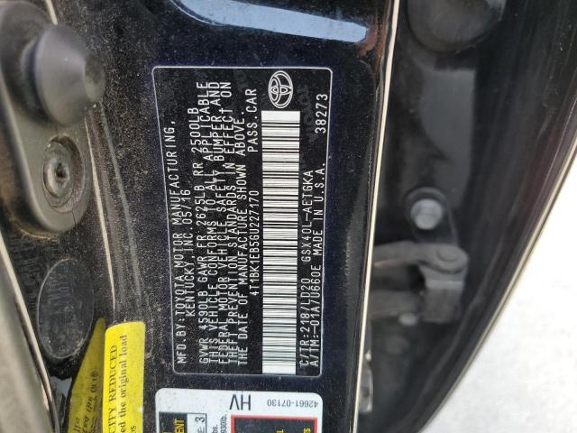 Photo 10 from auction – 2016 TOYOTA AVALON XLE with VIN 4T1BK1EB5GU227170