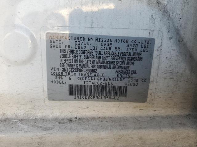 Photo 10 from auction – 2016 NISSAN VERSA NOTE with VIN 3N1CE2CP9GL390602