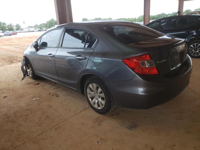 Photo 3 from auction – 2012 HONDA CIVIC LX with VIN 19XFB2F52CE103791