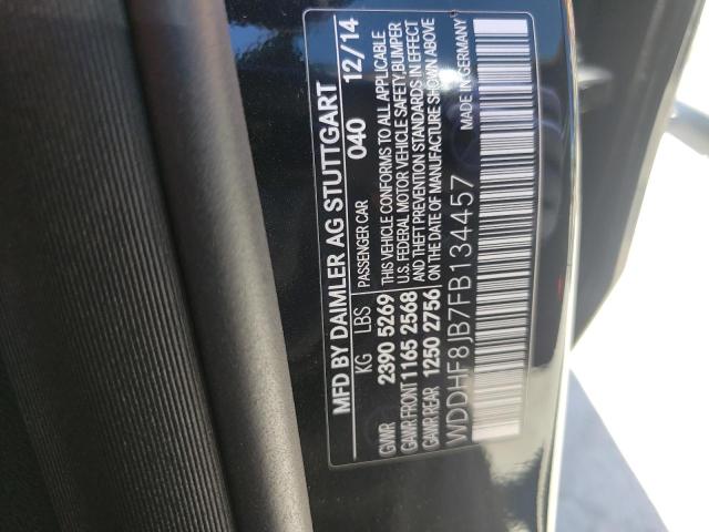 Photo 10 from auction – 2015 MERCEDES-BENZ E 350 4MAT with VIN WDDHF8JB7FB134457