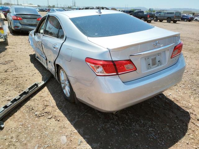 Photo 3 from auction – 2011 LEXUS ES 350 with VIN JTHBK1EG8B2455604