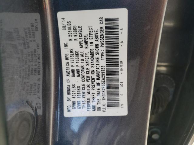 Photo 10 from auction – 2014 HONDA ACCORD SPO with VIN 1HGCR2F55EA299523