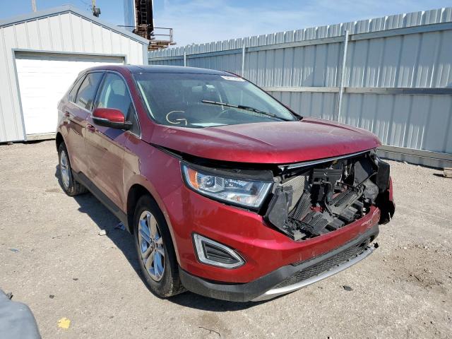 FORD EDGE SEL 2017 with VIN 2FMPK4J98HBB42499 - Photo from auction