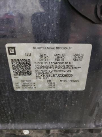 Photo 10 from auction – 2018 GMC ACADIA SLE with VIN 1GKKNSLS7JZ226329