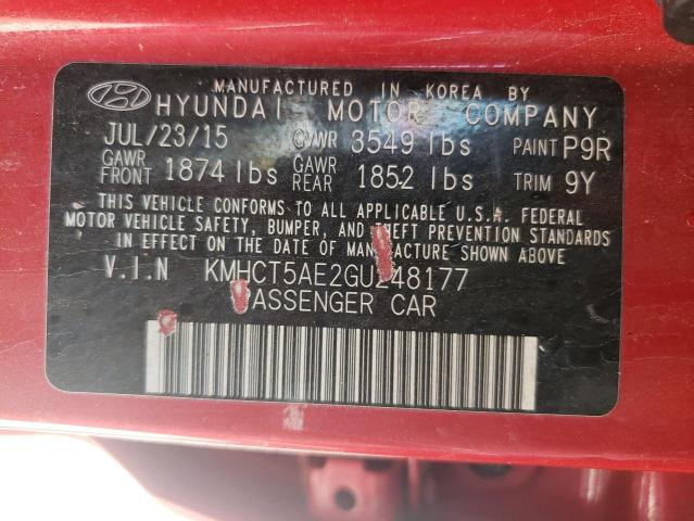 Photo 10 from auction – 2016 HYUNDAI ACCENT SE with VIN KMHCT5AE2GU248177
