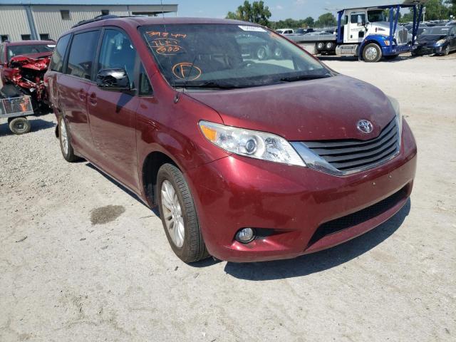 TOYOTA SIENNA XLE 2013 with VIN 5TDYK3DC3DS369344 - Photo from auction
