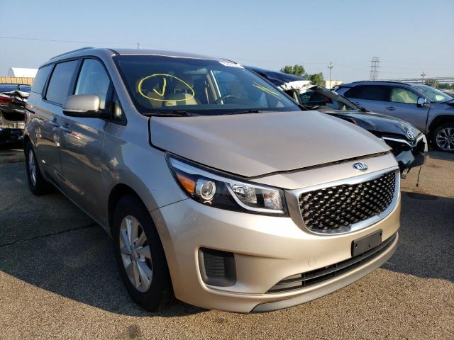 KIA SEDONA LX 2016 with VIN KNDMB5C19G6083965 - Photo from auction
