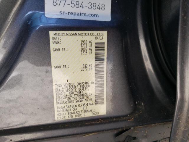 Photo 10 from auction – 2014 NISSAN ALTIMA 2.5 with VIN 1N4AL3AP5EN376444