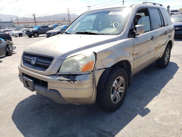Photo 9 from auction – 2004 HONDA PILOT EXL with VIN 2HKYF18504H563257