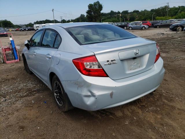 Photo 3 from auction – 2012 HONDA CIVIC LX with VIN 19XFB2F57CE371610