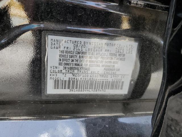 Photo 10 from auction – 2020 NISSAN SENTRA SR with VIN 3N1AB8DV4LY289495