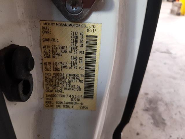 Photo 10 from auction – 2017 NISSAN FRONTIER S with VIN 1N6BD0CT3HN745145
