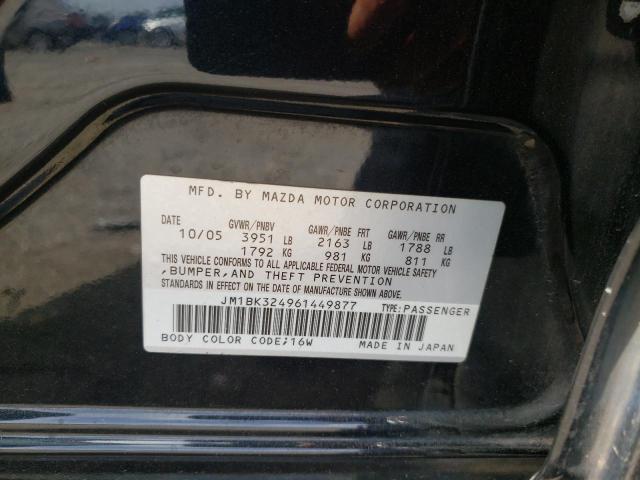 Photo 10 from auction – 2006 MAZDA 3 S with VIN JM1BK324961449877