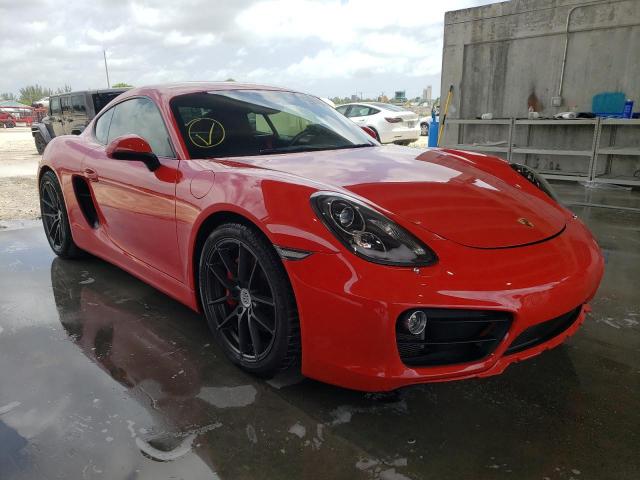 PORSCHE CAYMAN S 2014 with VIN WP0AB2A80EK191848 - Photo from auction