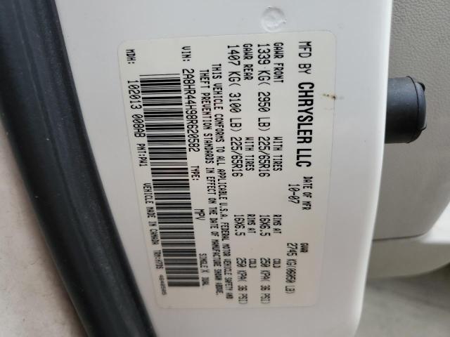 Photo 10 from auction – 2008 CHRYSLER TOWN & COU with VIN 2A8HR44H98R620582