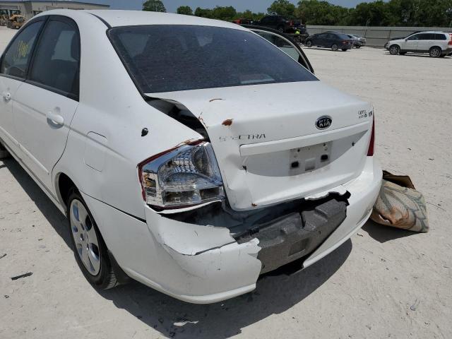 Photo 9 from auction – 2008 KIA SPECTRA EX with VIN KNAFE121285493263