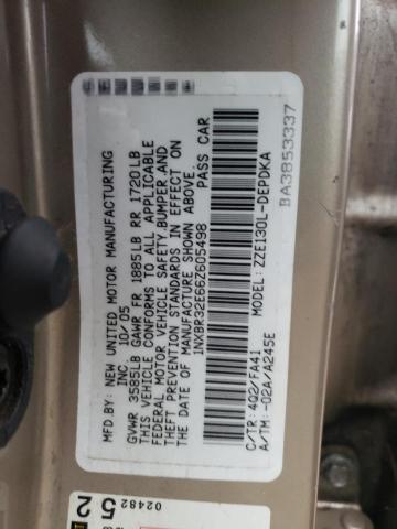 Photo 10 from auction – 2006 TOYOTA COROLLA CE with VIN 1NXBR32E66Z605498