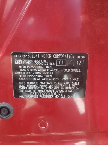Photo 10 from auction – 2012 SUZUKI GRAND VITA with VIN JS3TE0D20C4101077
