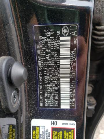 Photo 10 from auction – 2019 TOYOTA COROLLA L with VIN 2T1BURHE3KC178320