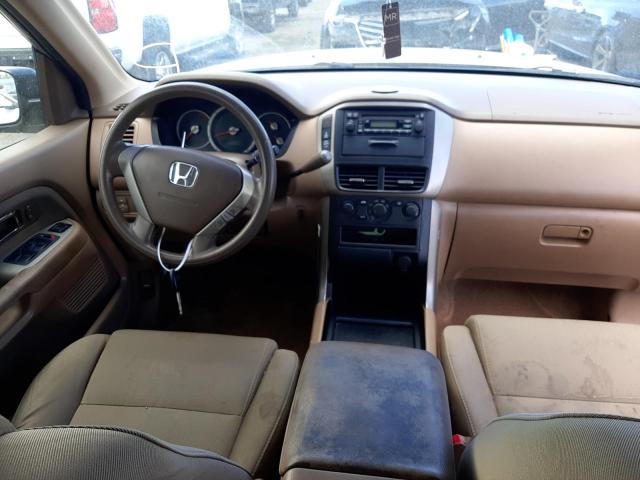 Photo 9 from auction – 2007 HONDA PILOT LX with VIN 2HKYF18167H519832