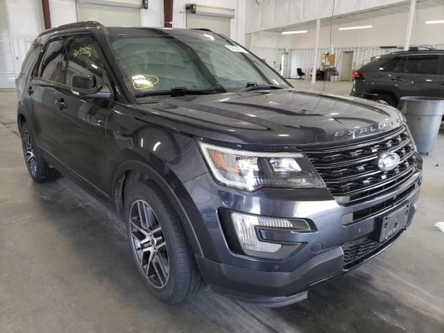 FORD EXPLORER S 2017 with VIN 1FM5K8GT5HGD80949 - Photo from auction