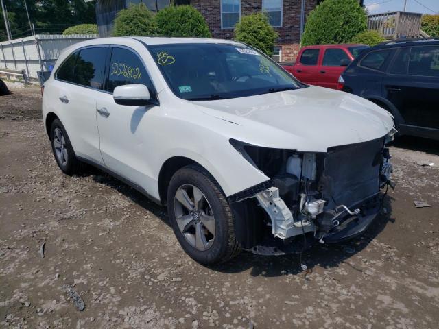 ACURA MDX 2016 with VIN 5FRYD4H28GB054709 - Photo from auction