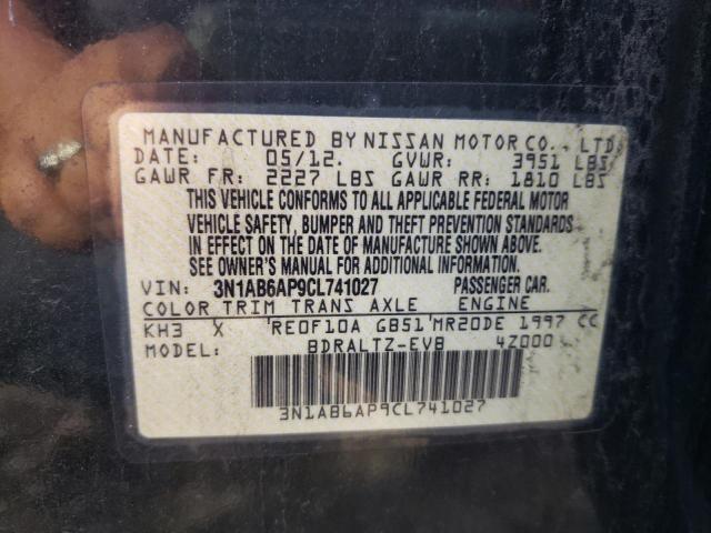 Photo 10 from auction – 2012 NISSAN SENTRA 2.0 with VIN 3N1AB6AP9CL741027