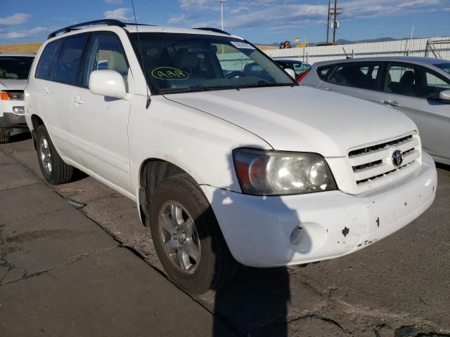 TOYOTA HIGHLANDER 2007 with VIN JTEEP21A670231060 - Photo from auction