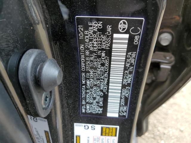Photo 10 from auction – 2022 TOYOTA COROLLA LE with VIN JTDEPMAE8NJ208857
