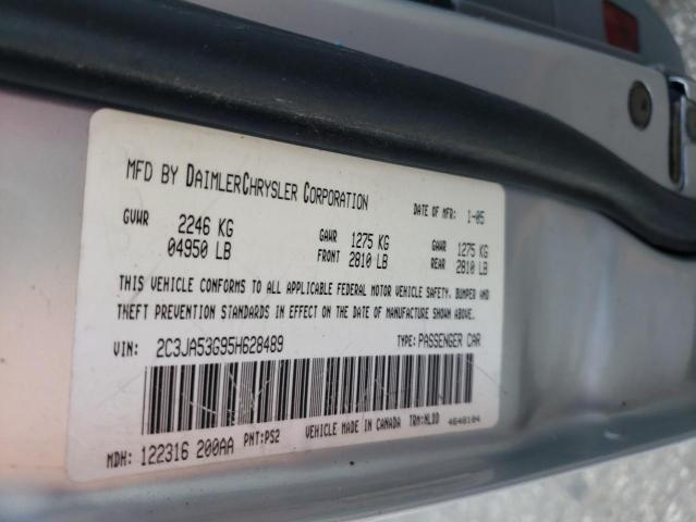 Photo 10 from auction – 2005 CHRYSLER 300 TOURIN with VIN 2C3JA53G95H628489