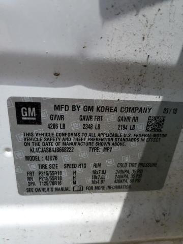 Photo 10 from auction – 2018 BUICK ENCORE PRE with VIN KL4CJASB4JB668222