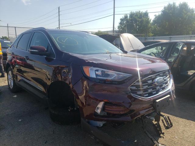 FORD EDGE SEL 2020 with VIN 2FMPK3J91LBA42084 - Photo from auction