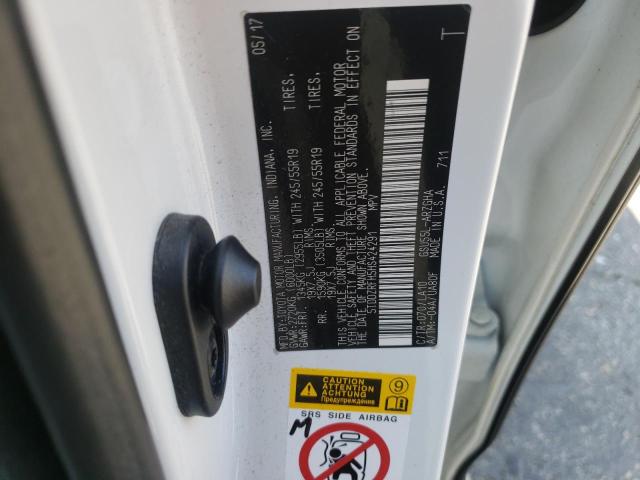 Photo 10 from auction – 2017 TOYOTA HIGHLANDER with VIN 5TDDZRFH5HS424291