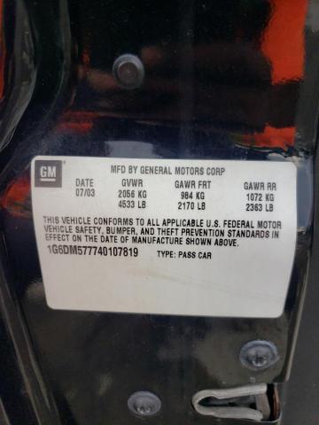 Photo 10 from auction – 2004 CADILLAC CTS with VIN 1G6DM577740107819