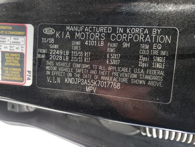 Photo 10 from auction – 2019 KIA SOUL + with VIN KNDJP3A55K7017768