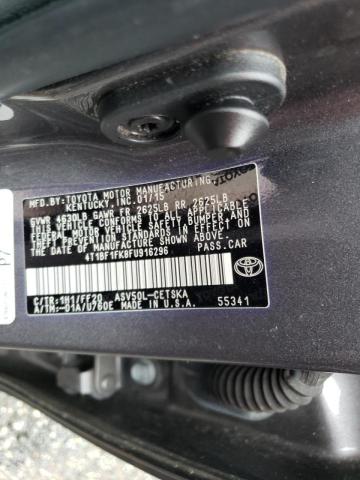 Photo 10 from auction – 2015 TOYOTA CAMRY LE with VIN 4T1BF1FK8FU916296