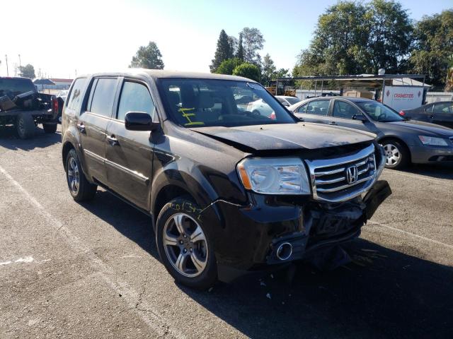 HONDA PILOT SE 2015 with VIN 5FNYF3H3XFB035172 - Photo from auction