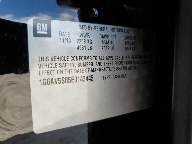 Photo 10 from auction – 2014 CADILLAC CTS VSPORT with VIN 1G6AV5S85E0143445