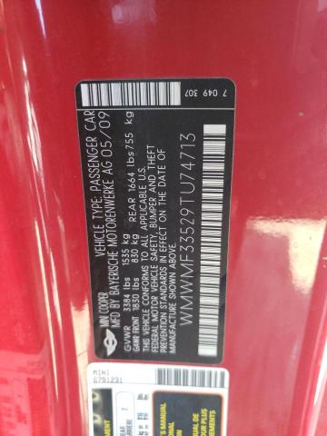 Photo 10 from auction – 2009 MINI COOPER with VIN WMWMF33529TU74713